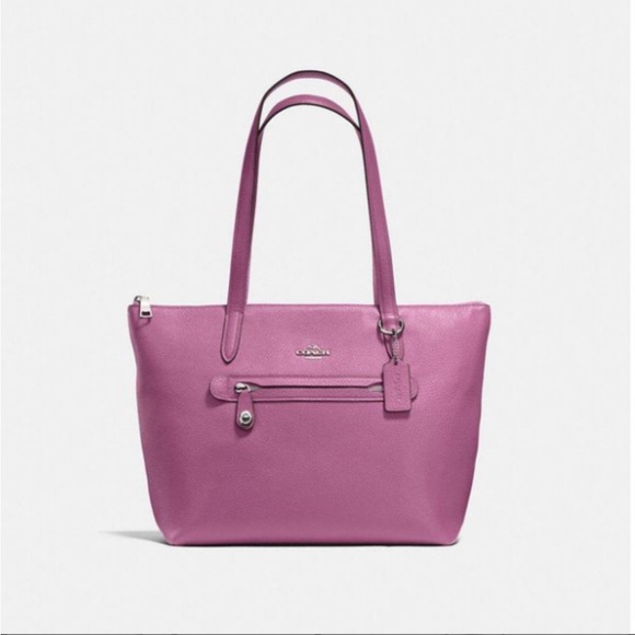 Coach Taylor Primrose Leather Tote Bag - Picture 1 of 11
